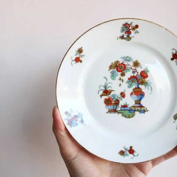 Vintage 1930s Plate, Bohemia Czechoslovakia 7" Bread or Luncheon Plate - Picture 8 of 10